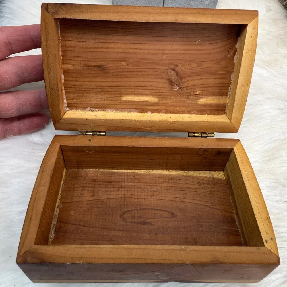Vintage Central City, Colorado Wooden Box w/ Horse Made in USA